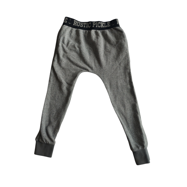 Small Kids Street Joggers - Salt & Pepper Grey