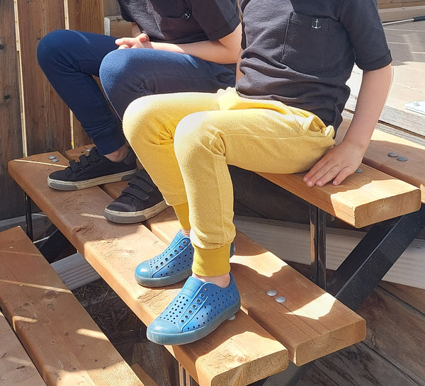 Small Kids Street Joggers - Mustard Yellow