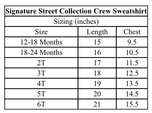 Toddler - Rust Street Crew Sweatshirt