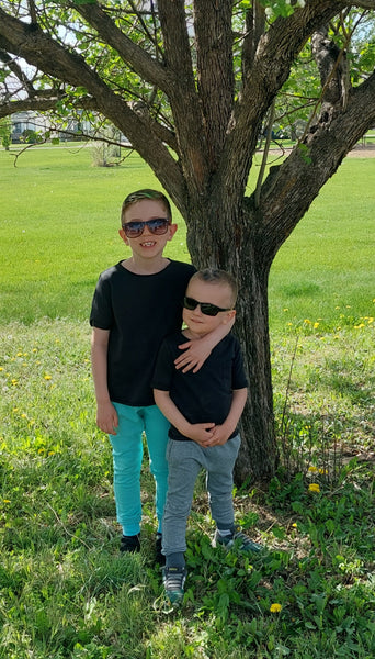 Small Kids Street Joggers - Salt & Pepper Grey