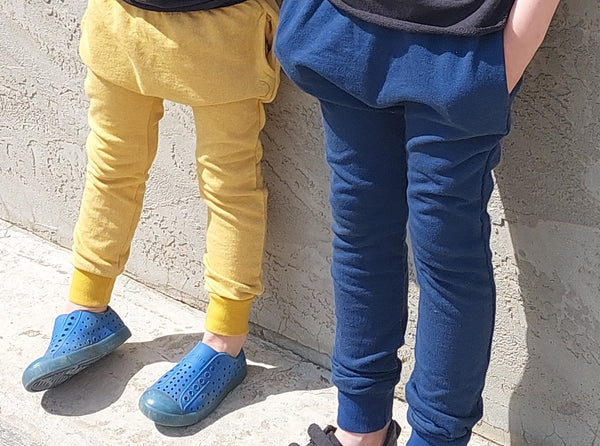 Small Kids Street Joggers - Mustard Yellow